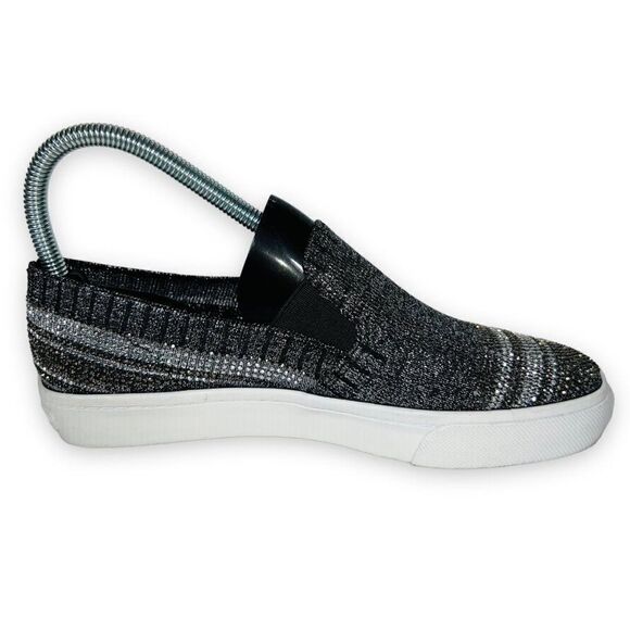 INC International Concepts Sammee Slip-on Sneakers Pewter/Black Women's 5.5 - Picture 7 of 11